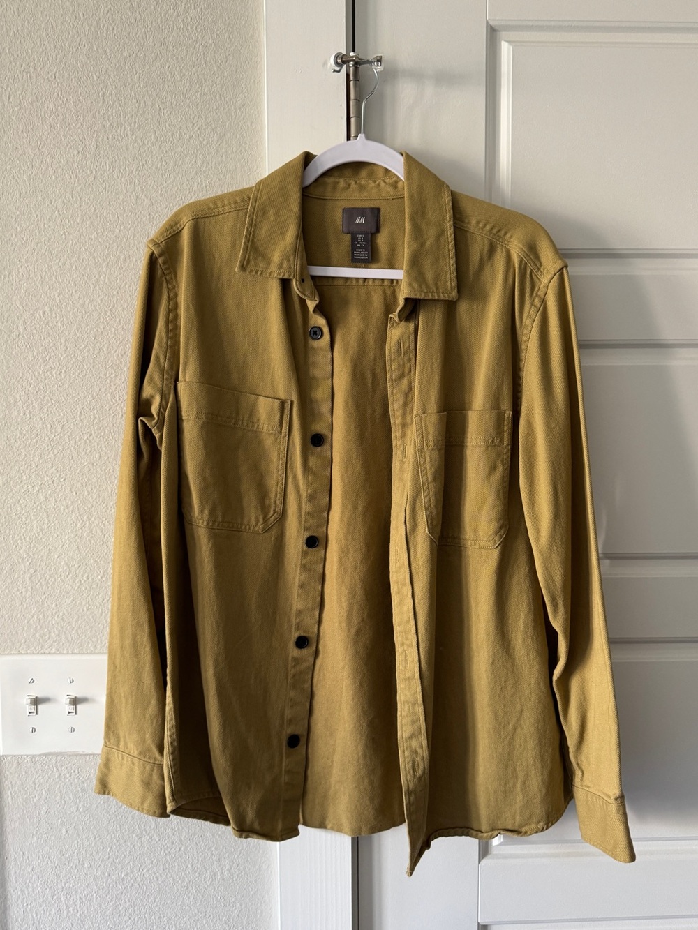 H&M Men's Button-Up Utility Jacket